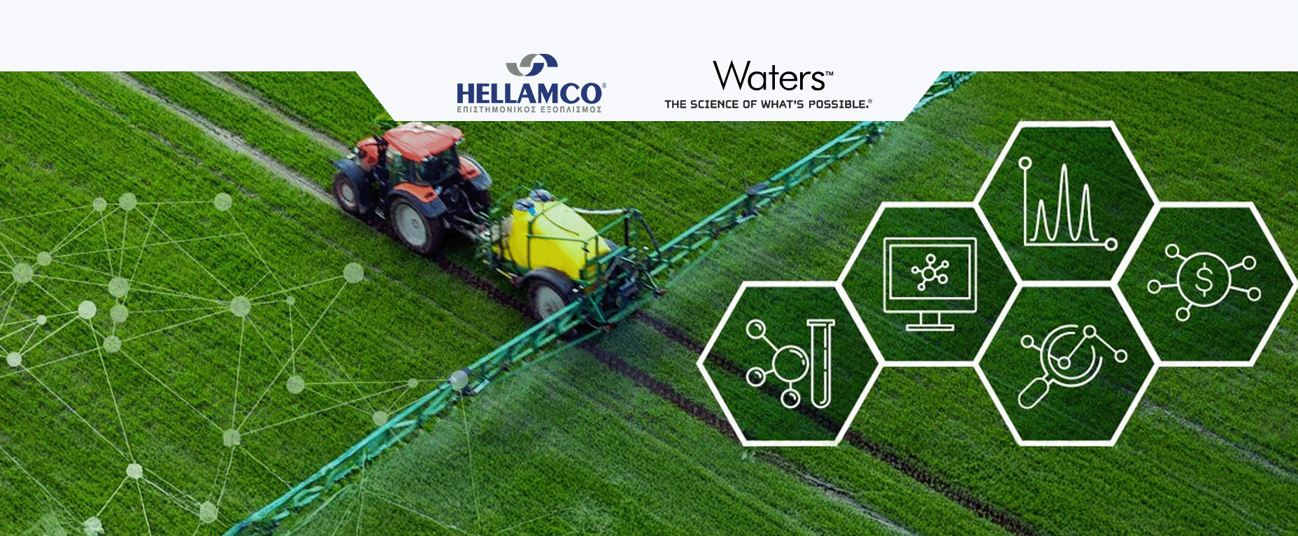 WATERS news banner about Pesticide Analysis