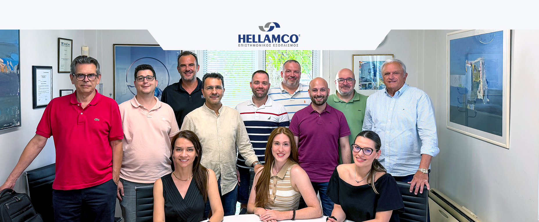 The Hellamco team following the completion of the training program.